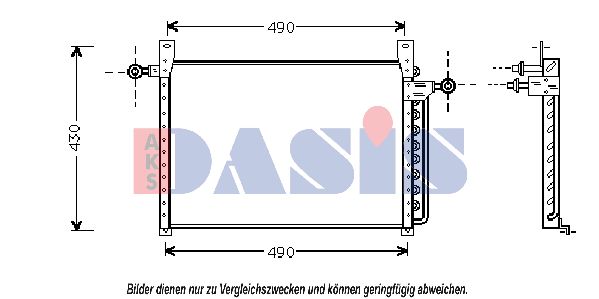 AKS DASIS Lauhdutin, ilmastointilaite 522280N